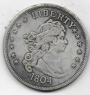 FAUX - Fausse Pièce De 1 Dollar  1804 - Ohne Zuordnung