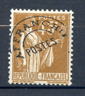 TIMBRES FRANCE REF191120...TIMBRE PREOBLITERE N° 71,  Luxe ** - Ohne Zuordnung