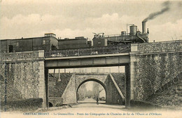 Châteaubriand * La Grenouillère * Ponts Des Compagnies De Chemins De Fer De L'ouest Et D'orléans * Passage D'un Train - Châteaubriant