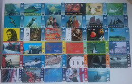 Faroe Islands, OD-001 - 0035,  Complete Set Of 35 Definitive Cards, 2 Scans.    Please Read - Färöer I.
