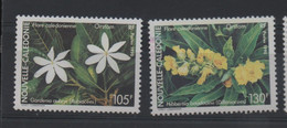 NOUVELLE CALEDONIE N° 599/600 **   -  FLEURS CALEDONNIENNES - Cote 6.90 € - Autres & Non Classés