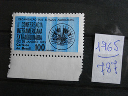 Brésil 1965 - Conférence Interaméricaine  - Y.T. 787 - Neuf (**) Mint (MNH) Postfrisch (**) - Andere & Zonder Classificatie
