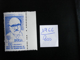 Brésil 1966 - Visite Du Président D'Israel  - Y.T. 800 - Neuf (**) Mint (MNH) Postfrisch (**) - Other & Unclassified