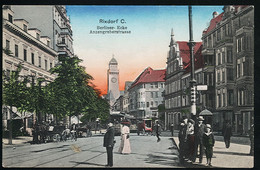 AK/CP Rixdorf Strassenbahn  Berlin Neukölln   Gel./circ. 1911   Erhaltung/Cond. 2  Nr. 01206 - Neukoelln