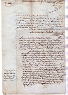 VP17.706 - MILITARIA - SAINT MARCELLIN X CHANDIEU 1838 - 2 Documents Concernant Le Garde Forestier ROCHAS à VIENNE - Documentos