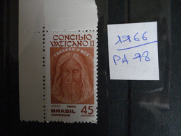 Brésil 1966 - Concile Vatican II  - Y.T.  PA98  - Neuf (**) Mint (MNH) Postfrisch (**) - Poste Aérienne (Compagnies Privées)