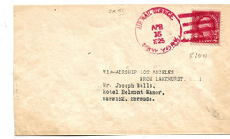 USA161a / Fahrt Lakehurst-Bermuda 1925 Auf Zeppelin ZR III - Briefe U. Dokumente
