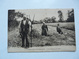 CPA LA NORMANDIE PITTORESQUE : C'est L'Angelus Qui Sonne ! - Cultures