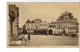 CPA Carte Postale-Pays Bas-Bergen Op Zoom- Groote Markt Met Stadhuis 1929 VM24105br - Bergen Op Zoom