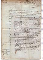 VP17.709 - MILITARIA - SAINT MARCELLIN X VALENCIN 1838 - 2 Documents Concernant Le Garde Forestier ROCHAS à VIENNE - Documents