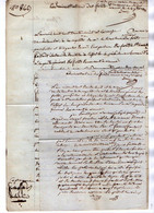 VP17.710 - MILITARIA - SAINT MARCELLIN X VALENCIN 1838 - 2 Documents Concernant Le Garde Forestier ROCHAS à VIENNE - Documents