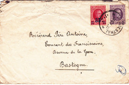 B01-213 Enveloppe Cob 247 198 Révérend Père Couvent Religieux  Hersthal €1.25 - Andere & Zonder Classificatie