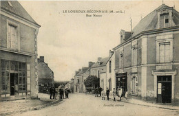 Le Louroux Béconnais * La Rue Neuve * Villageois - Le Louroux Beconnais