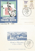 Bocce Campionato Italiano Udine 1979 Gramogliano Corno Di Rosazzo #2 Cart.Uff. Annullo Speciale + 9 Autografi - Pétanque