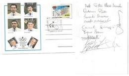 Bocce Campionato Mondiale Punto Raffa Volo Milano 2set1985 Cart.uff. Annullo Speciale 11 Autografi - Boule/Pétanque