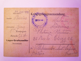 2020 - 8792  LAGER GRAFENWÖHR  :  Kriegsgefangenensendung  1916   XXX - Grafenwoehr