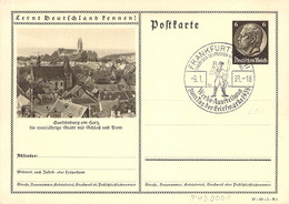 P236 SST Frankfurt Werbeausstellung 9.1.38 Deutsches Reich - Cartes Postales