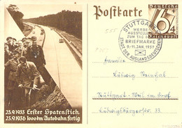 P263 SST Stuttgart Werbeausstellung 9.-11 Jan.1937 Deutsches Reich - Cartes Postales