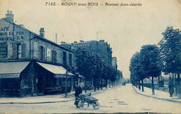 Rosny Sous Bois * Avenue Jean Jaurès * Café Du Chemin De Fer Billard - Rosny Sous Bois