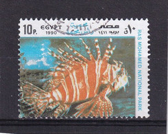 EGYPTE 1990 : Y/T  N° 1421  OBLIT. Poissons - Usati