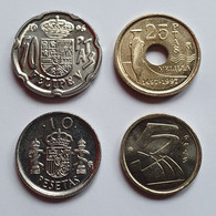 4 Monedas De ESPAÑA De 50, 25, 10 Y 5 Pesetas - SIN CIRCULAR - 100 Peseta
