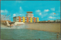 Hovercraft And Clarence Pier, Southsea, Hampshire, C.1960s - Postcard - Southsea