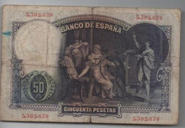 50 PESETAS ( 1931 ) - 50 Pesetas