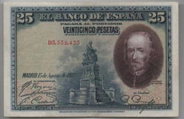 25 PESETAS ( 1928 ) - Other & Unclassified