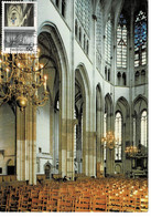 CARTE MAXIMUM PAYS BAS 1986 DOMKERK UTRECHT - Cartes-Maximum (CM)