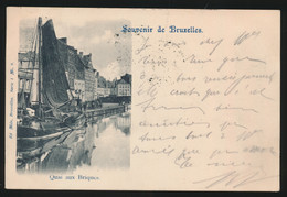 BRUXELLES  QUAI AUX BRIQUES - Transport (sea) - Harbour