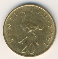 TANZANIA 1977: 20 Senti, KM 2 - Tansania