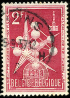 COB 1008-V  2 (o) Lettres Et Cadre Creux - 1931-1960