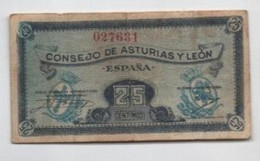 Billet De 25 Centimos - Otros & Sin Clasificación