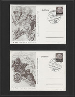 Cartes Postales Occupation ( Besatzung ) WWII - No. 10 - Série Complète De 8 Cartes - Bezetting