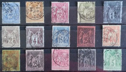 FRANCE.  Lot 146. Ensemble De Sages Avec N° 79, 80, 81, 82, 83, 85, 88, 90, 91, 94, 96, 97, 98, 103, 106. Voir Le Scan - Collections (without Album)