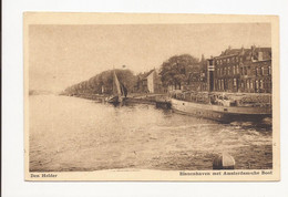 Den Helder : Binnenhaven Met Amsterdamsche Boot - Den Helder