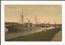 Terneuzen  : Buitenhaven   1909  Verstuurd Naar België - Terneuzen