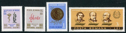 ROMANIA 1966 Academy Of Sciences Centenary MNH / **  Michel 2540-43 - Ungebraucht