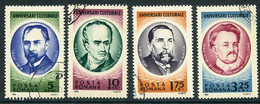 ROMANIA 1966 Personalities II Used.  Michel 2535-38 - Used Stamps