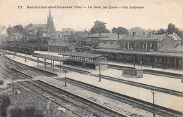 Saint Just En Chaussée        60       Vue Intérieure De  La Gare     (voir Scan) - Saint Just En Chaussee