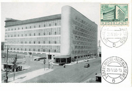 CARTE MAXIMUM PAYS BAS 1955 POSTKANTOOR RIJSWIJKSEWEG'S GRAVENHAGE - Cartoline Maximum