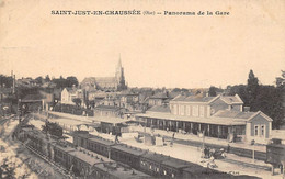 Saint Just En Chaussée        60       Panorama De La Gare   (voir Scan) - Saint Just En Chaussee