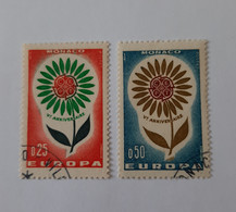 N° 652 Et 653       Europa 1964 - Usados