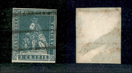 ANTICHI STATI ITALIANI - TOSCANA - 1851 - 2 Crazie (5f - Verde Azzurro) Usato (350) - Andere & Zonder Classificatie