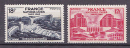 N° 818 Et 819 Assemblée Générale Des Nations Unis à Paris: Série En Timbres Neuf Sans Charnière - Unused Stamps