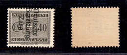 OCCUPAZIONI STRANIERE DI TERRITORI ITALIANI - OCCUPAZIONE TEDESCA - ZARA - Segnatasse - 1943 - 40 Cent (6b) - Soprastamp - Andere & Zonder Classificatie