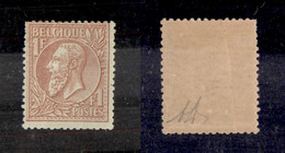 EUROPA - BELGIO - 1884 - 1 Franco (46) - Gomma Originale - Diena (900) - Otros & Sin Clasificación