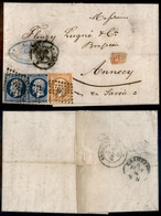 EUROPA - FRANCIA - Due 20 Cent (13) + 10 Cent (12) Su Lettera Da Lyone A Annecy Del 5.9.56 - Autres & Non Classés