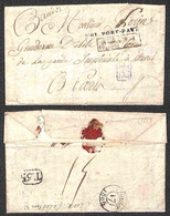 ITALIA - PREFILATELICHE - Port Paye + 2 Corps Grande Armee + P.P. - Lettera Per Parigi Del 4.7.06 - Autres & Non Classés