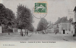 Verberie        60        Avenue De La Gare. Route De Compiègne        (voir Scan) - Verberie